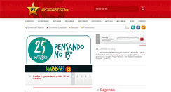 Desktop Screenshot of portal.ptrs.org.br